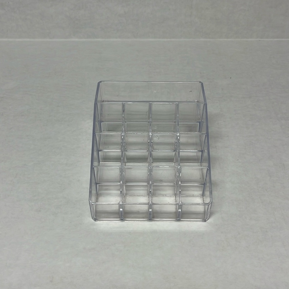 12 grid tiered Clear acrylic lipstick vanity makeup organizer - Picture 2 of 10
